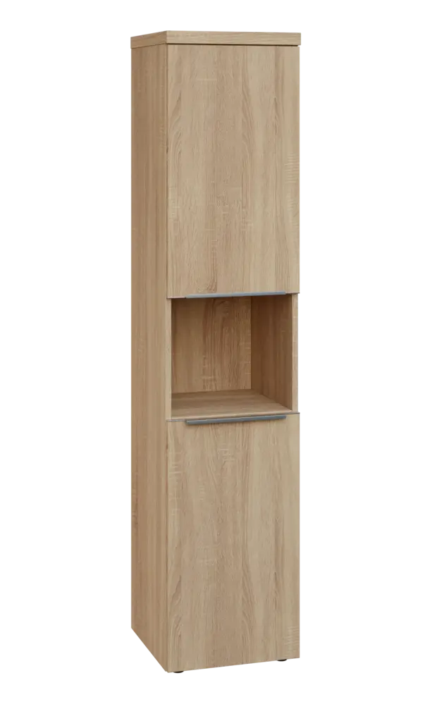 SIN 5 - 42DN kancelářská skříň, 2-dveřová/nika, pravá, 1820x400x400, dub bardolino